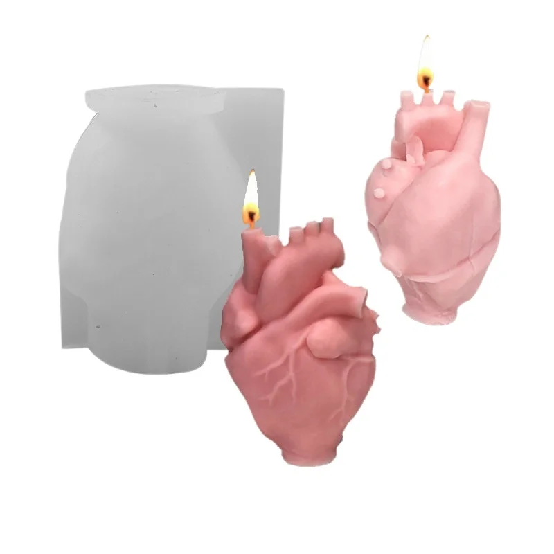 DIY Human Heart Silicone Candl - Soap Making Diy Kit review and price