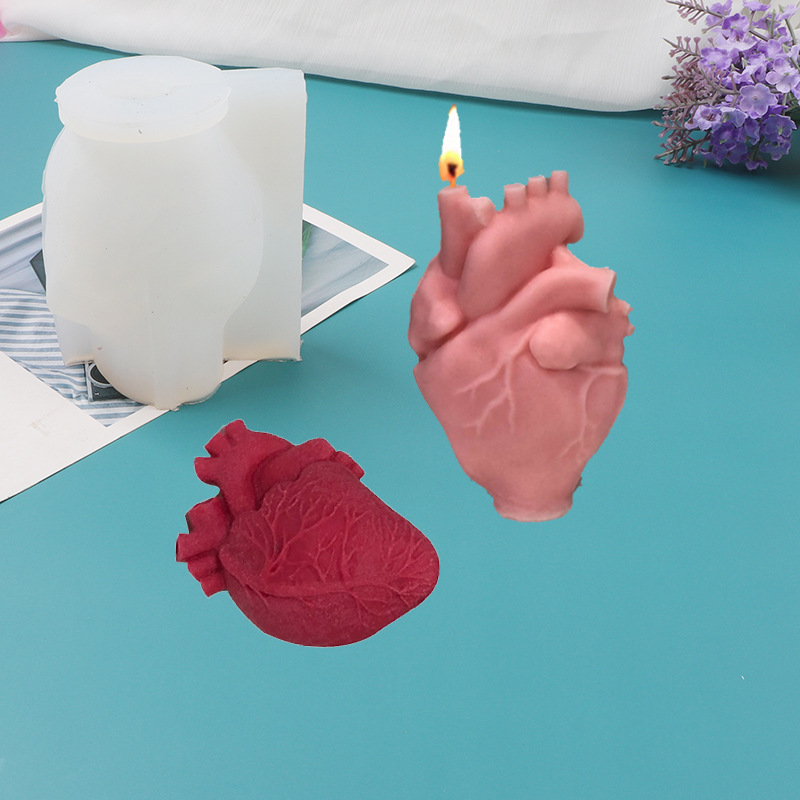 DIY Human Heart Silicone Candl - Soap Making Diy Kit review and price