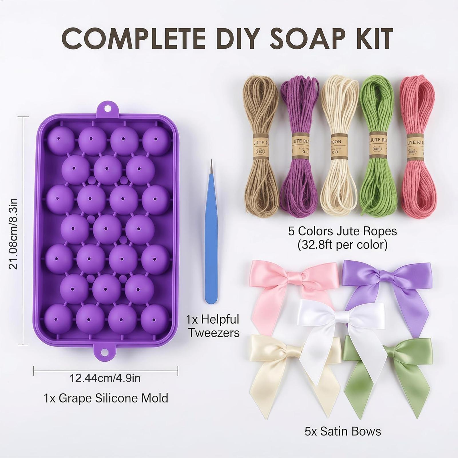 Grape Soap Mold Easy-Release F - Soap Making Kit For Beginners review and price