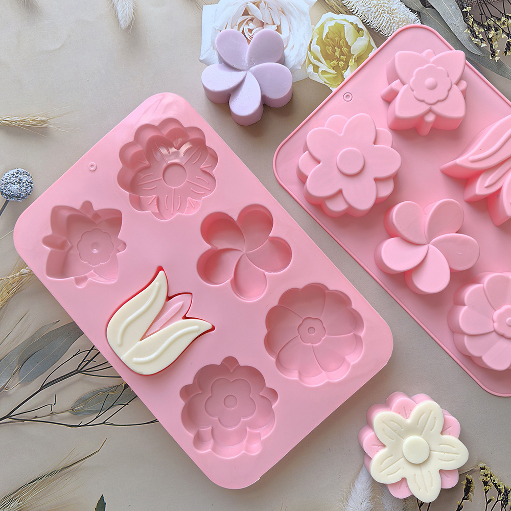 kinds Flower Silicone Molds Di - Soap Making Kit For Beginners review and price
